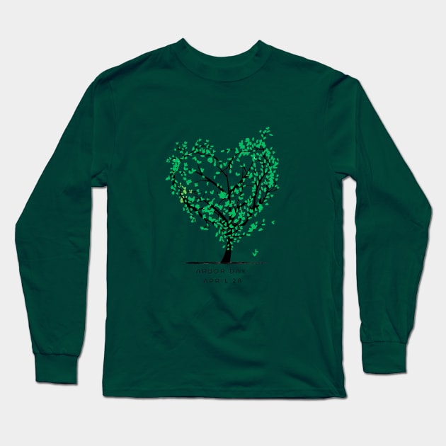 Arbor Day 2023 - Go green Long Sleeve T-Shirt by Pop on Elegance